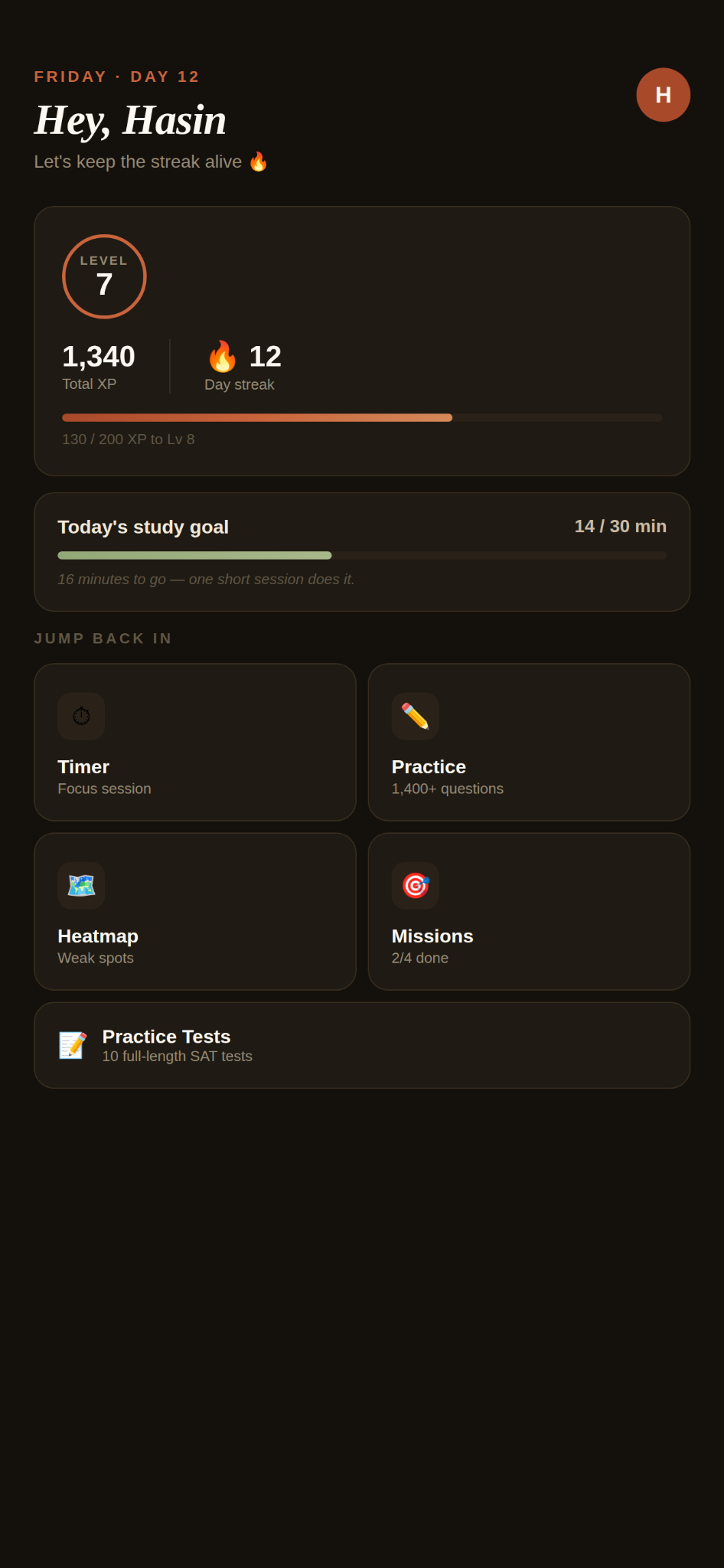 Ascend app dashboard preview